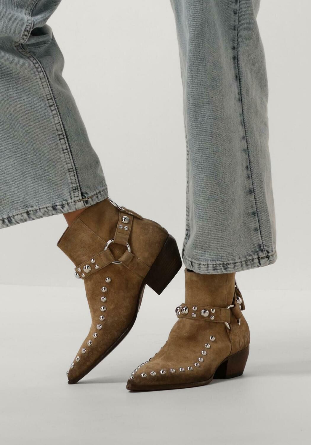 Beige ELENA IACHI Ankle Boots E3931 - large