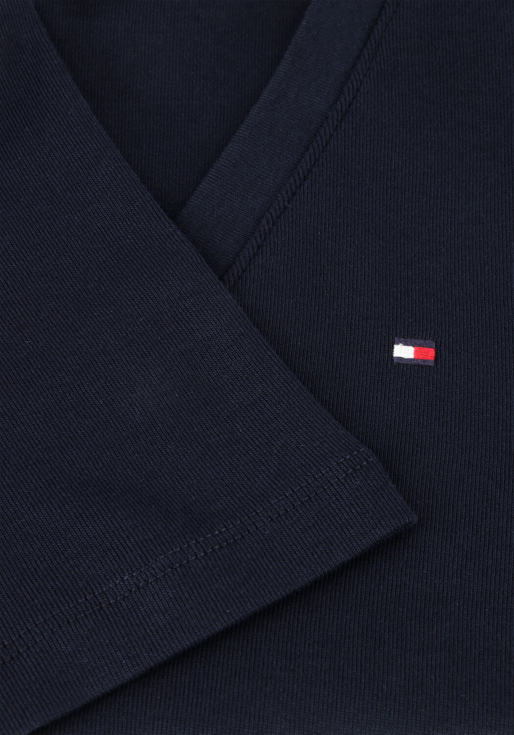 Dunkelblau TOMMY HILFIGER T-shirt NEW SLIM CODY V-NK SS - large