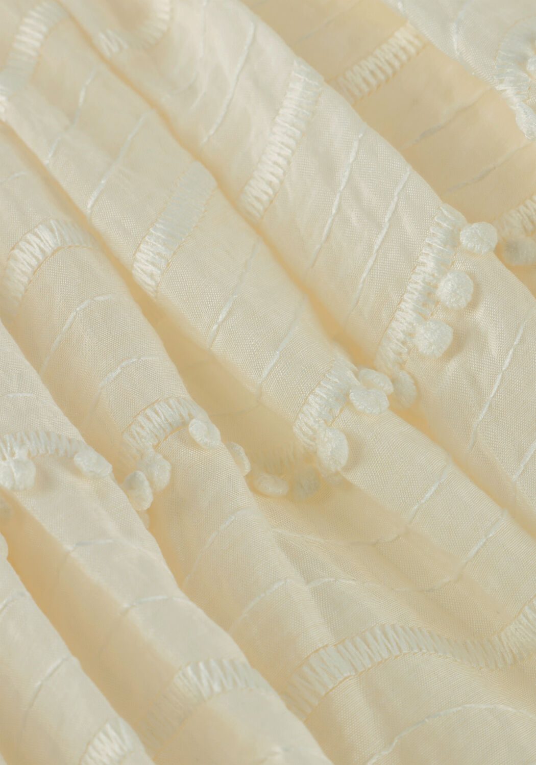 Ecru NONO Minikleid NINU SKIRT WITH POMPOMS - large