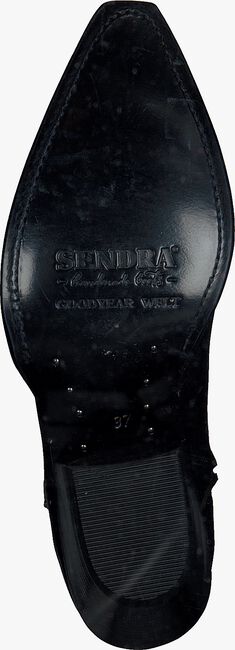 Schwarze SENDRA Stiefeletten 16578 - large