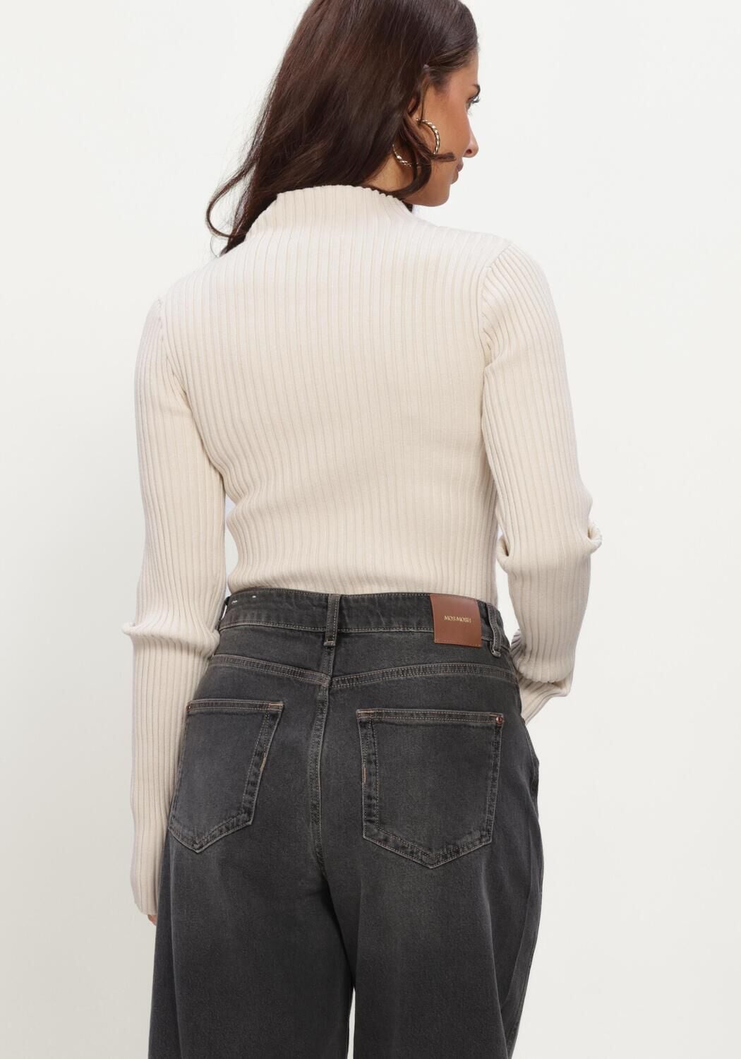 Beige NOTRE-V Rollkragenpullover NV-INOLA - large