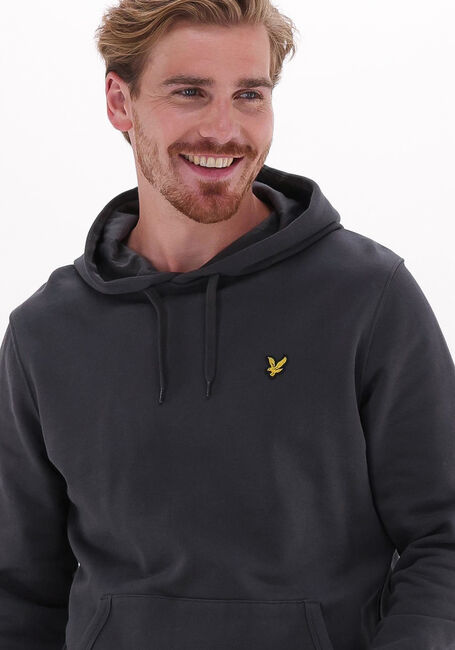 Graue LYLE & SCOTT Pullover & Cardigans PULLOVER HOODIE - large