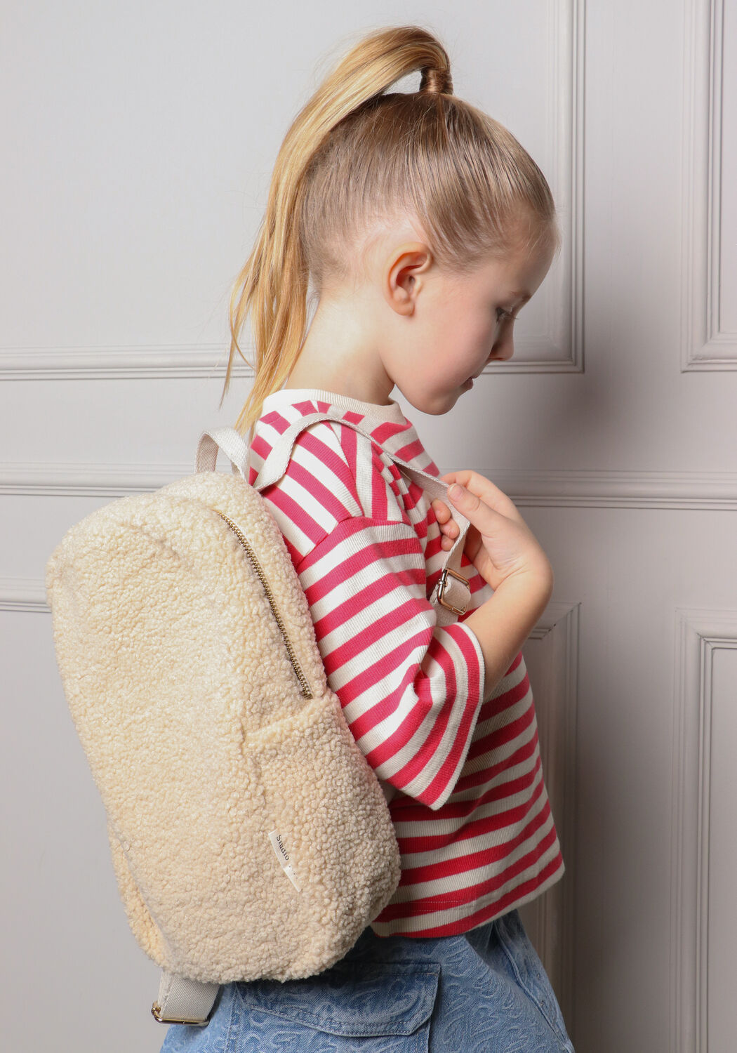 Ecru STUDIO NOOS Rucksack MINI CHUNKY BACKPACK - large