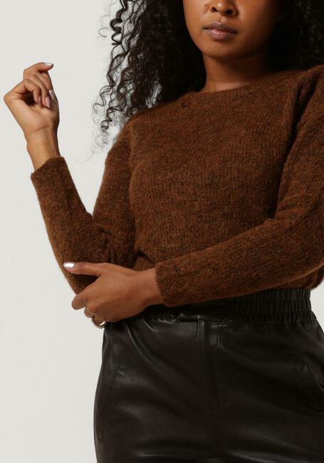 Braune MY ESSENTIAL WARDROBE Pullover THE KNIT PULLOVER - large