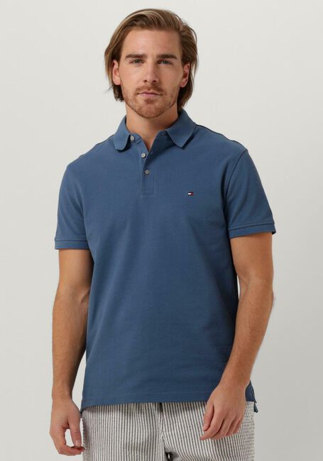 Blaue TOMMY HILFIGER Polo-Shirt 1985 SLIM POLO - large