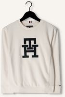 Weiße TOMMY HILFIGER Sweatshirt MONOGRAM BLACK WATCH SWEATSHIRT Weiße TOMMY HILFIGER Sweatshirt MONOGRAM BLACK WATCH SWEATSHIRT - medium