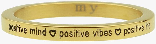 Goldfarbene MY JEWELLERY Ring GOLD QUOTE RING SET - large