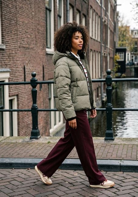 Khaki WITHBLACK Wattierte Jack WBLGLORIAN PUFFER JACKET - large