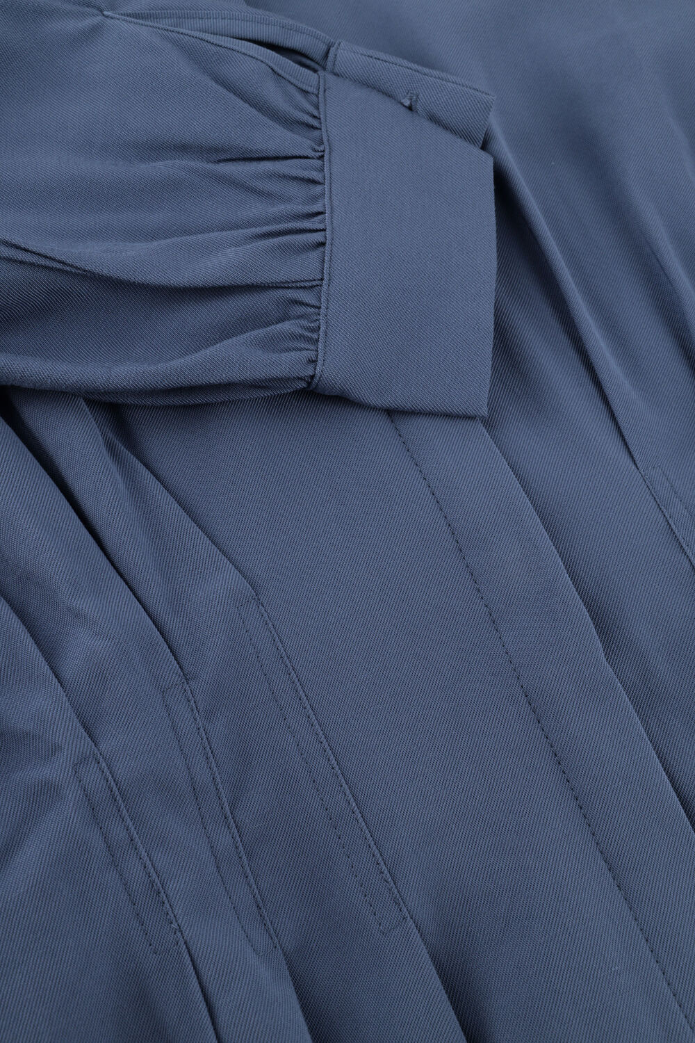 Blaue MSCH COPENHAGEN Top MSCHELSA ASANA SHIRT - large