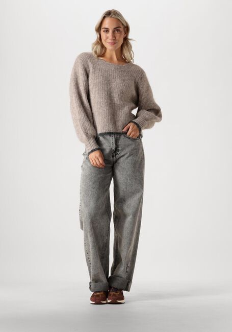 Graue CO'COUTURE Pullover CORALIECC BOW LS RIB KNIT - large