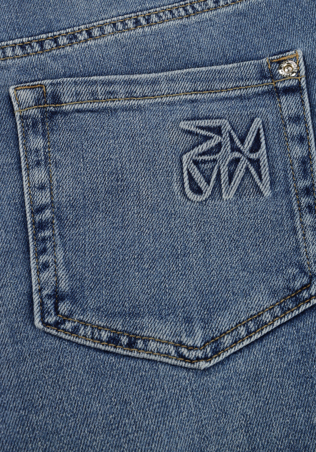 Blaue MOS MOSH Jeans MMDARA TURN-UP JEANS - large