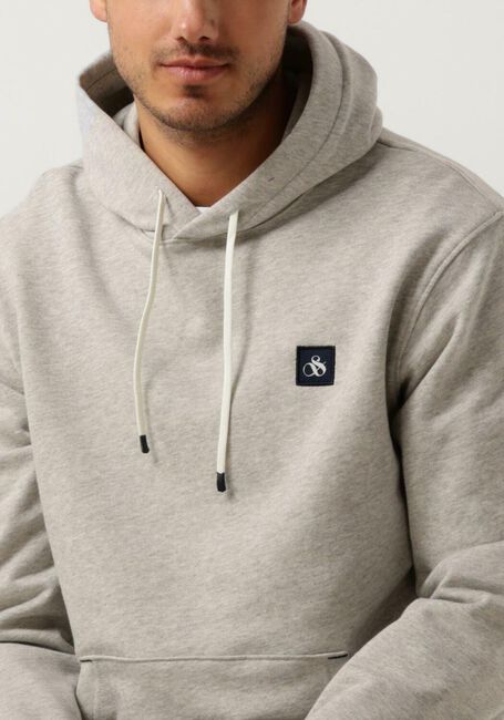 Hellgrau SCOTCH & SODA Sweatshirt ESSENTIAL LOGO BADGE HOODIE - large