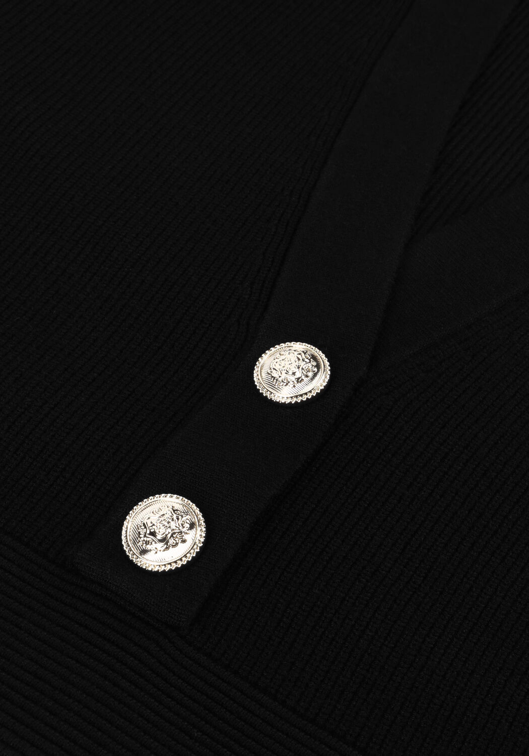 Schwarze LIU JO Minikleid ECS ABITO MAGLIA COSTA FIT - large