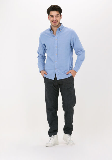 Hellblau SELECTED MEN Casual-Oberhemd SLHSLIMFLANNEL SHIRT LS W NOOS - large