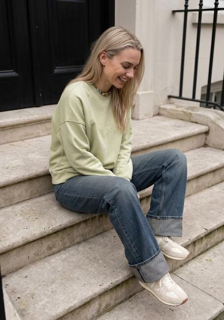 Limette MODSTR&Ouml;M Sweatshirt NIARNMD SWEAT - large
