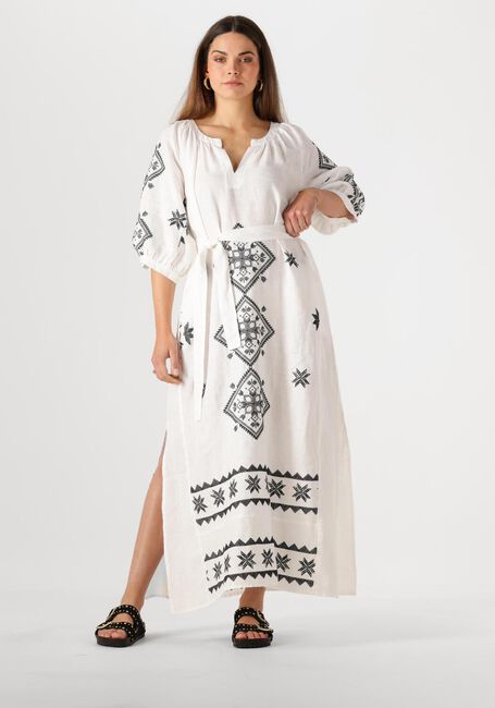 Weiße GREEK ARCHAIC KORI Maxikleid 230652 - large