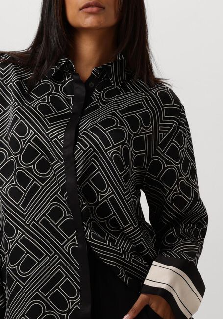 Schwarze BRUUNS BAZAAR Blusen FLORET AUDE SHIRT - large