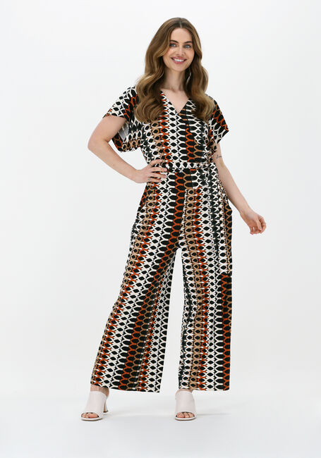 Weiße SUMMUM Jumpsuit JUMPSUIT HONEYCOMB PRINT ON VISCOSE EA - large