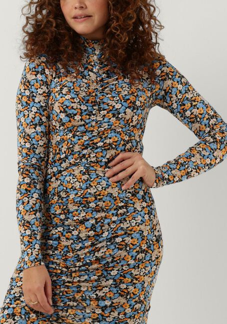 Graue ENVII Minikleid ENMACRO LS DRESS AOP 6921 - large