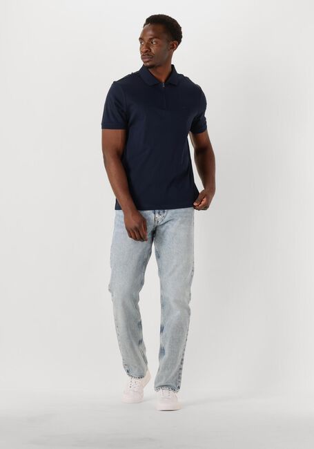 Dunkelblau CALVIN KLEIN Polo-Shirt LIQUID TOUCH WELT ZIP POLO - large