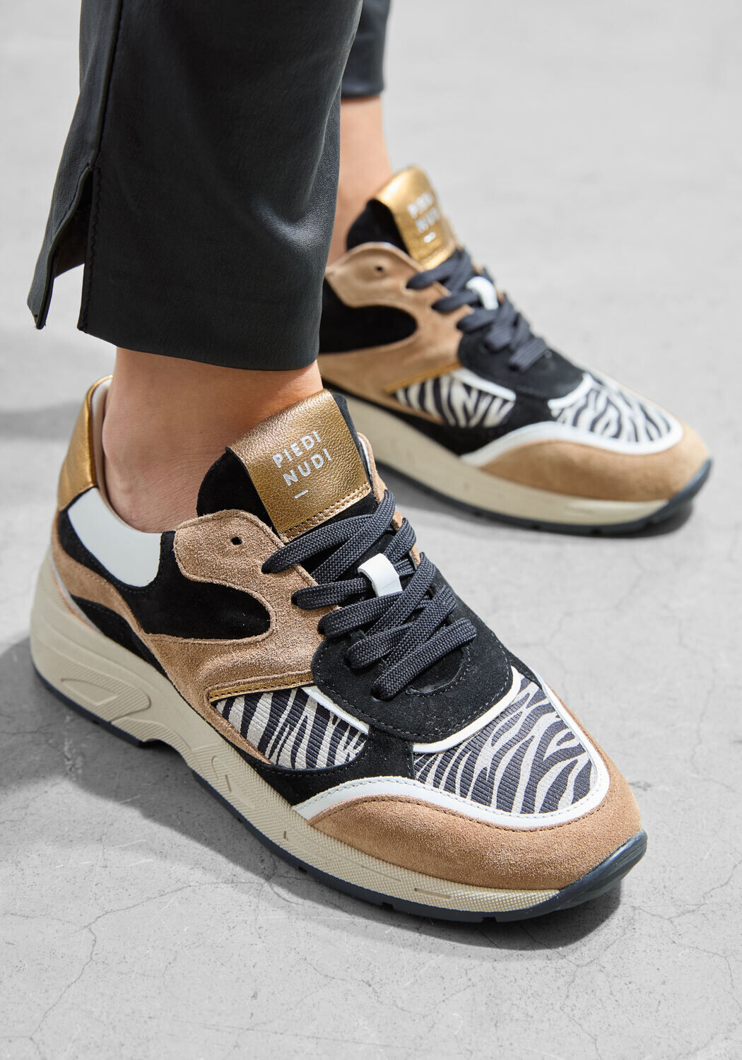 Beige PIEDI NUDI Sneaker Low SELVA 17.01 - large