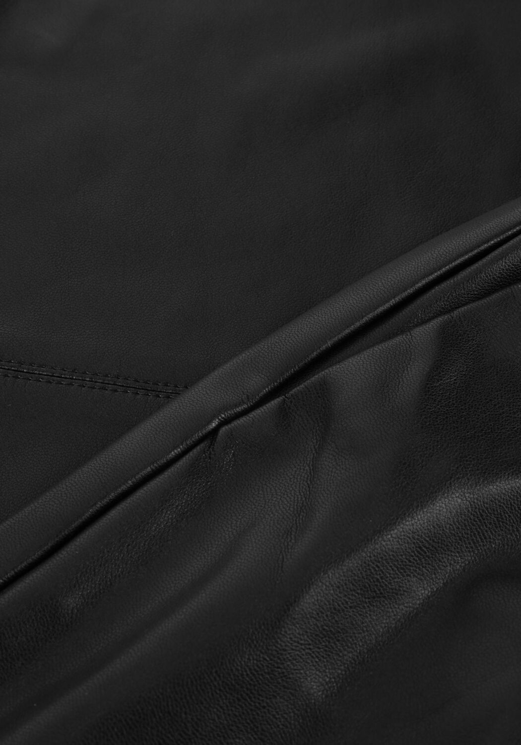 Schwarze DANTE6 Hose LONDON FAUX LEATHER CHINO - large
