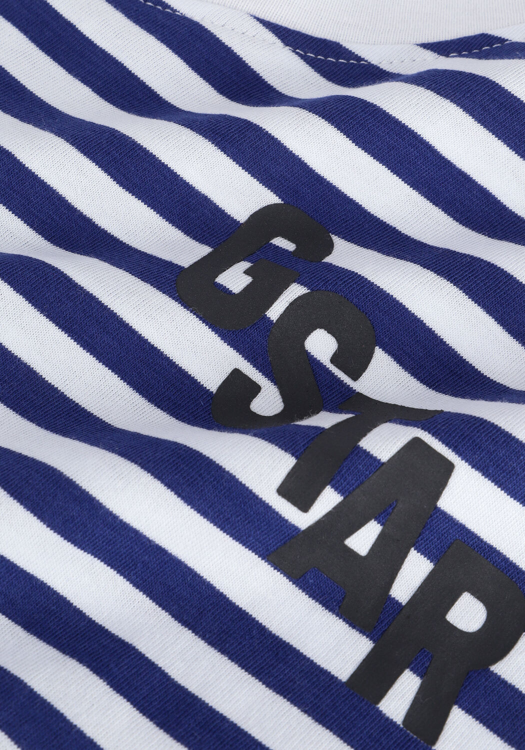 Blaue G-STAR RAW T-shirt STRIPE SLIM R T - large