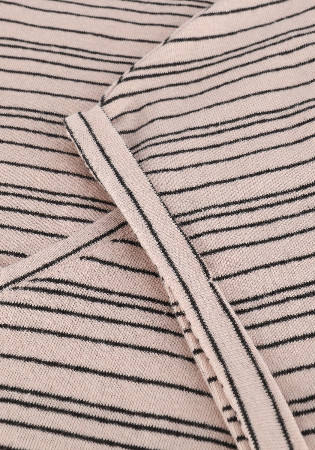 Beige BY-BAR T-shirt MILA LINEN STRIPE - large