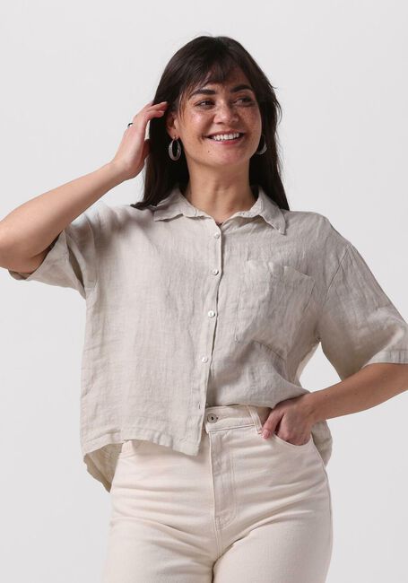 Sand BY-BAR Bluse CRIS LINEN BLOUSE - large