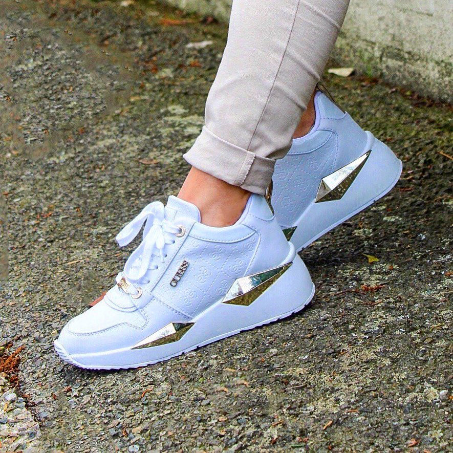 Guess damen best sale sneaker weiss