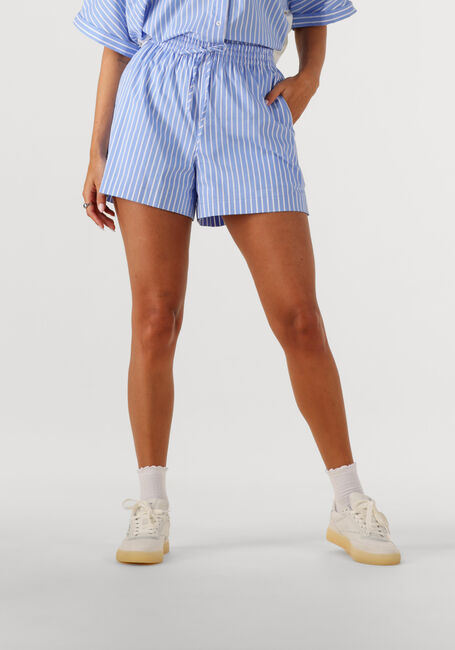 Hellblau CATWALK JUNKIE Kurze Hose PULL ON STRIPED SHORT - large