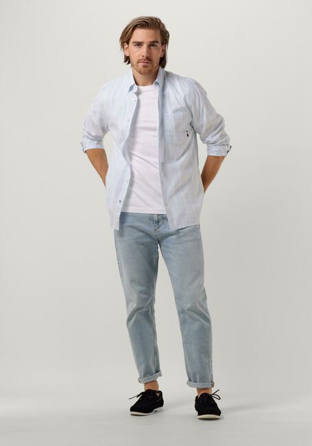 Blaue TOMMY HILFIGER Casual-Oberhemd OXFORD STRIPE RF SHIRT - large