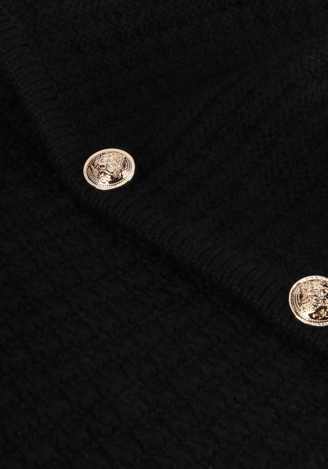 Schwarze NEO NOIR Strickjacke LIMONE KNIT JACKET - large