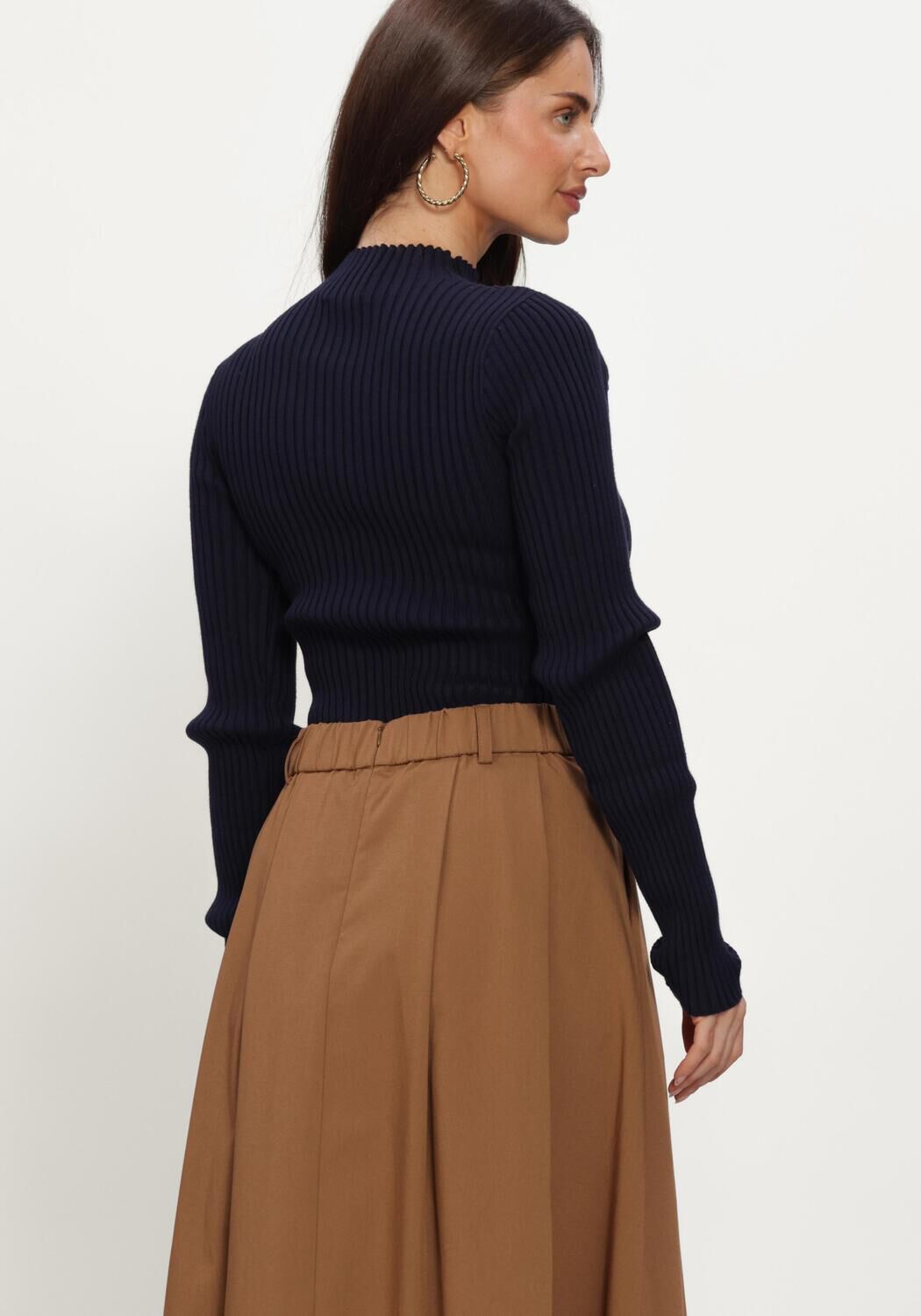 Dunkelblau NOTRE-V Rollkragenpullover NV-INOLA - large