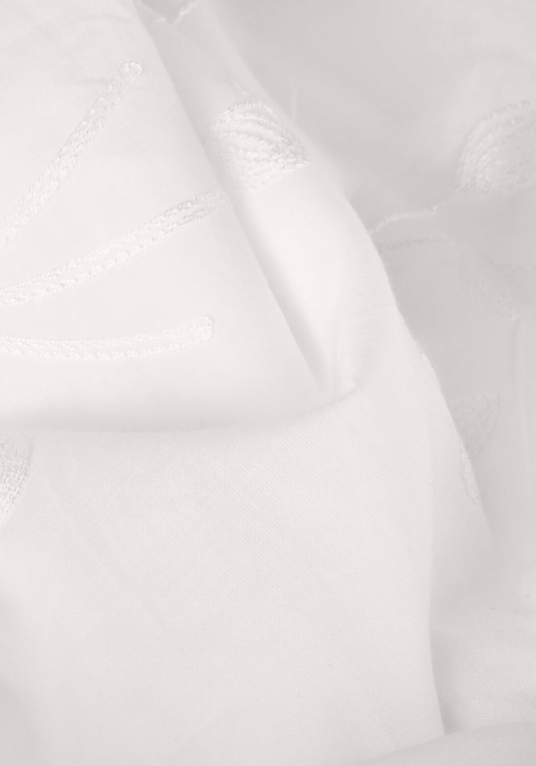 Nicht-gerade weiss JANSEN AMSTERDAM Blusen WFE722 EMBROIDERED BLOUSE 3/4 PUFFED SLEEVE - large