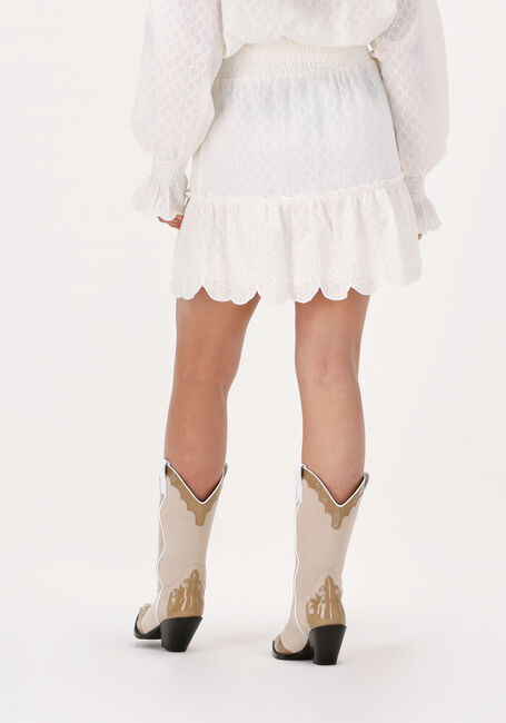 Weiße ALIX THE LABEL Minirock BRODERIE SKIRT - large