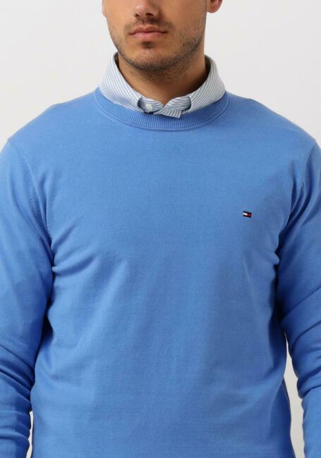 Blaue TOMMY HILFIGER Pullover 1985 CREW NECK SWEATER - large