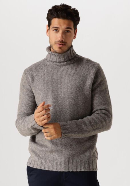 Braune DSTREZZED Rollkragenpullover OVE TURTLENECK - large