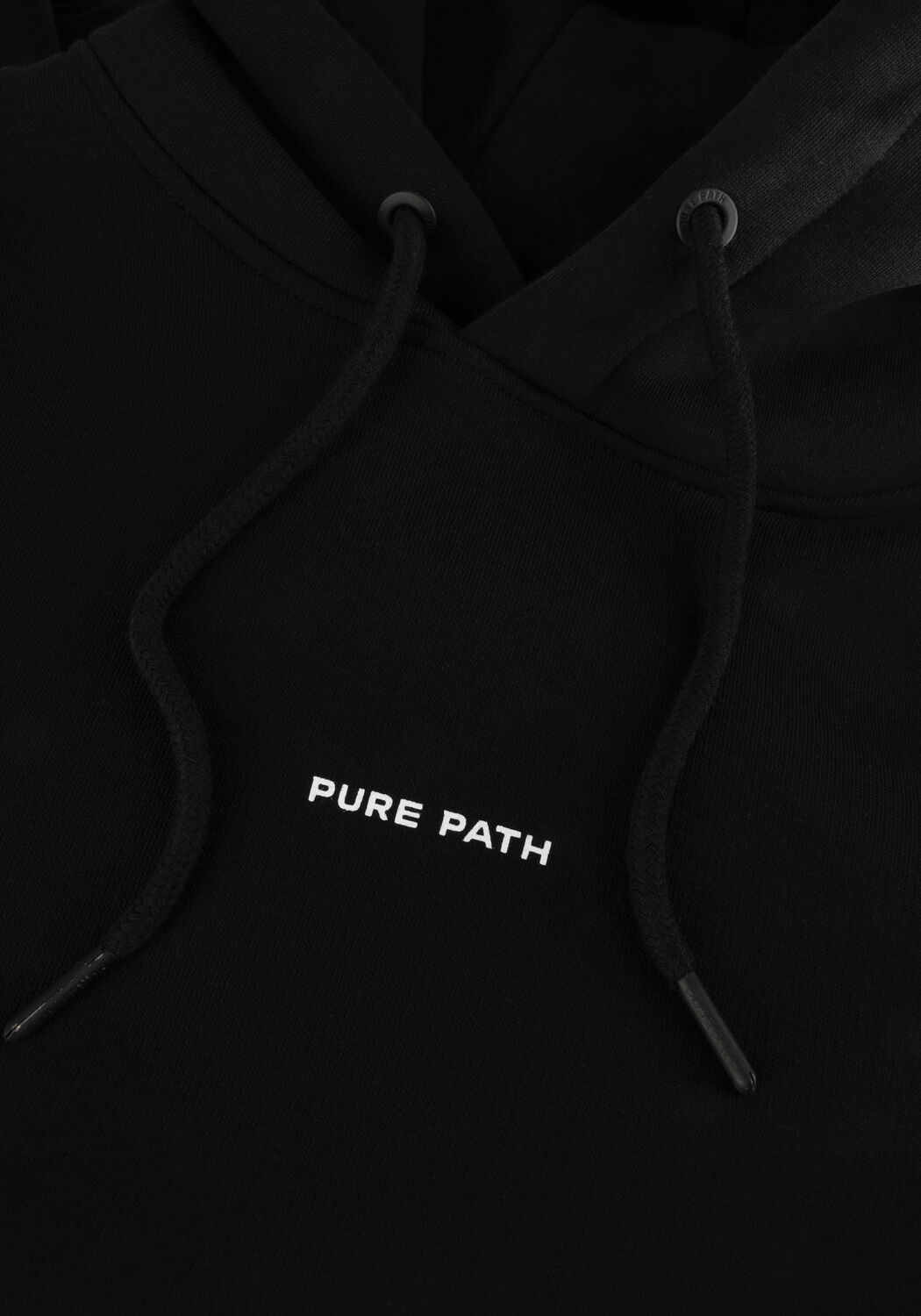 Schwarze PURE PATH Sweatshirt ESSENTIAL LOGO HOODIE - large