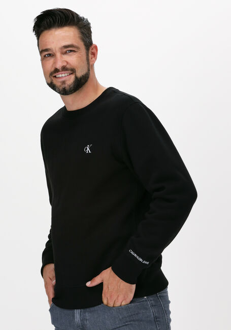 Schwarze CALVIN KLEIN Sweatshirt CK ESSENTIAL REG CN - large