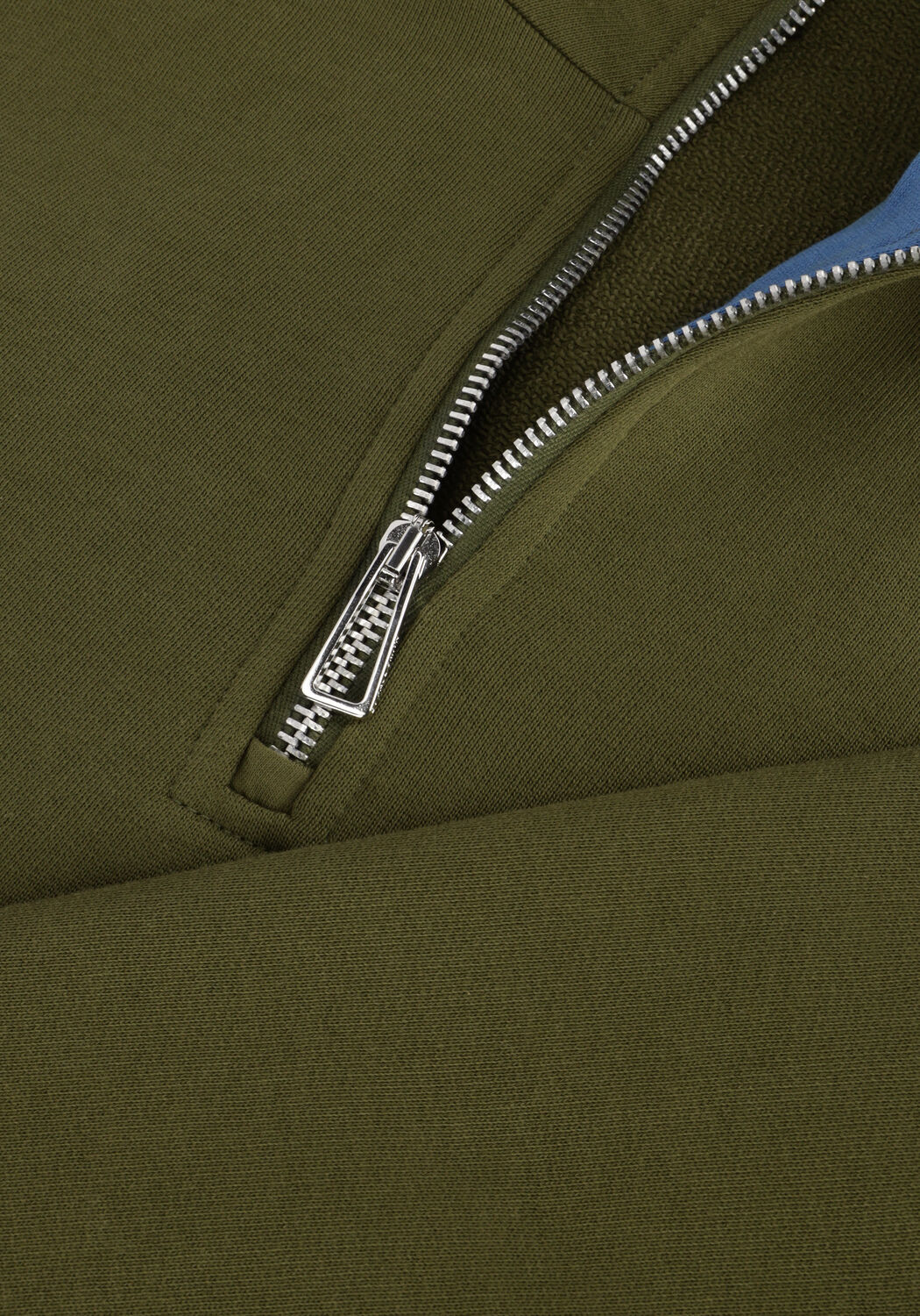 Gr&uuml;ne PS PAUL SMITH Sweatshirt MENS REG FIT HALF ZIP SWEAT ZEBRA - large