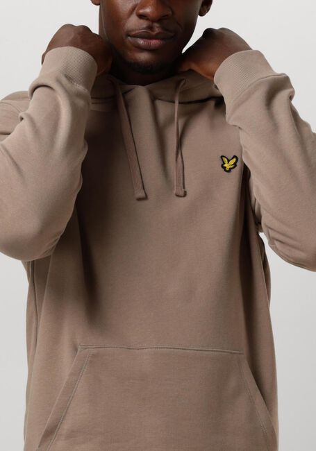 Taupe LYLE & SCOTT Pullover & Cardigans PULLOVER HOODIE - large