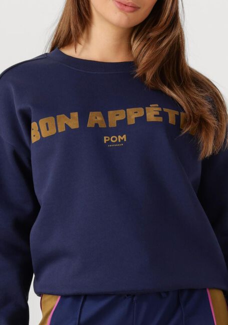 Dunkelblau POM AMSTERDAM Sweatshirt SWEATER - BON APPETIT - large