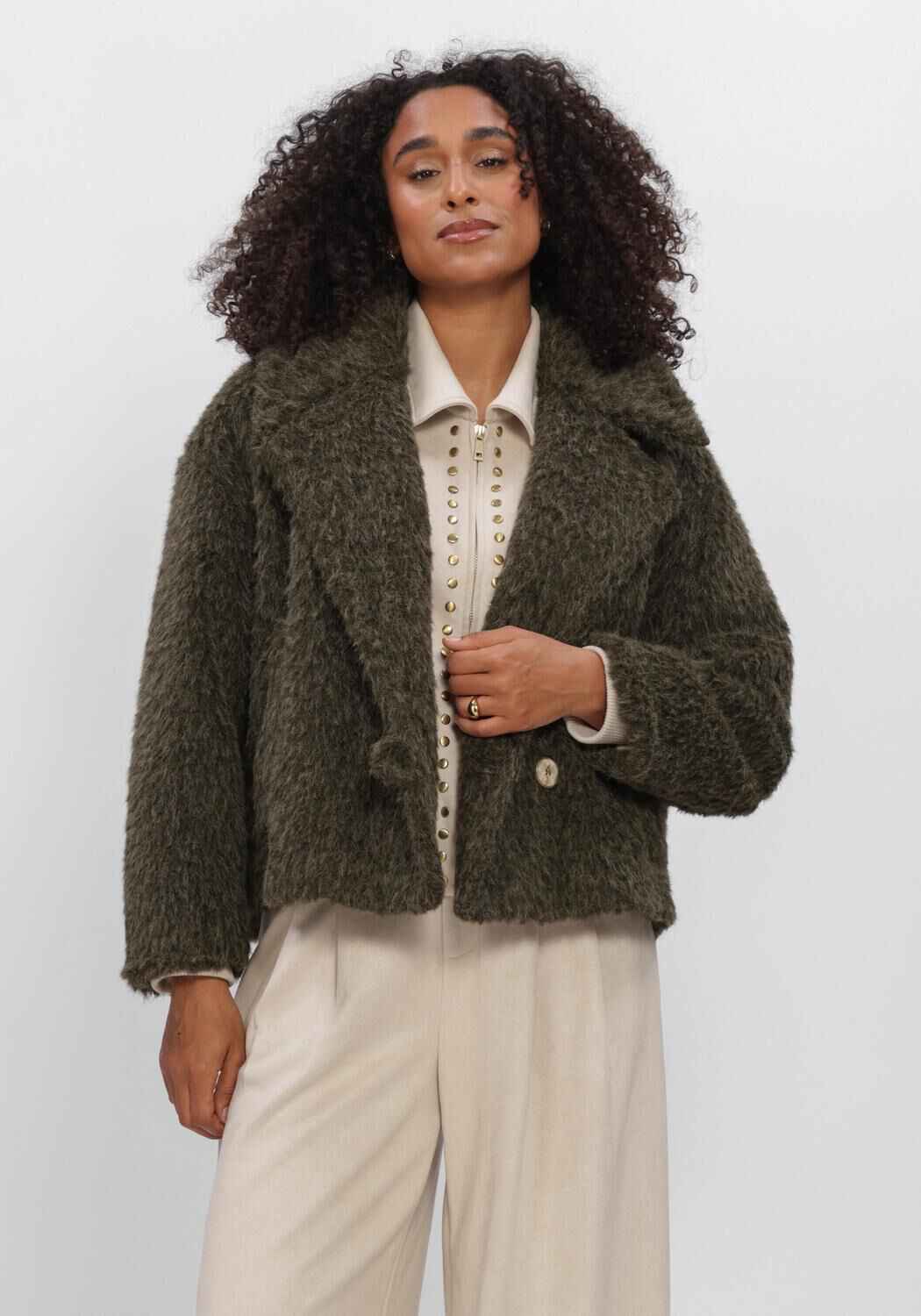 Dunkelgr&uuml;n NUKUS Jack HALLE JACKET - large