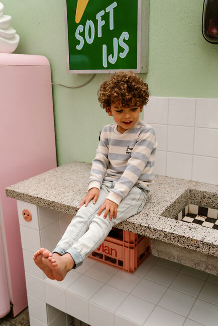 Hellblau DAILY7 Skinny jeans 2700 SKINNY FIT PRINT - large