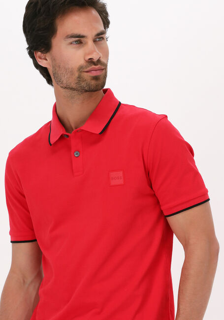 Rote BOSS ORANGE Polo-Shirt PASSERTIP - large