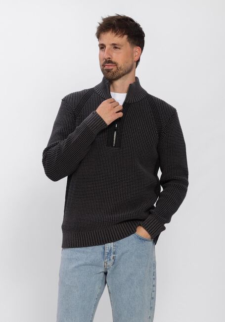 Dunkelgrau CHASIN Pullover OLIVER DUAL HALF ZIP - large
