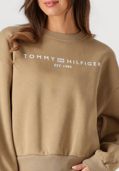 Sand TOMMY HILFIGER Sweatshirt CORP LOGO MDRN SWTSRT - large