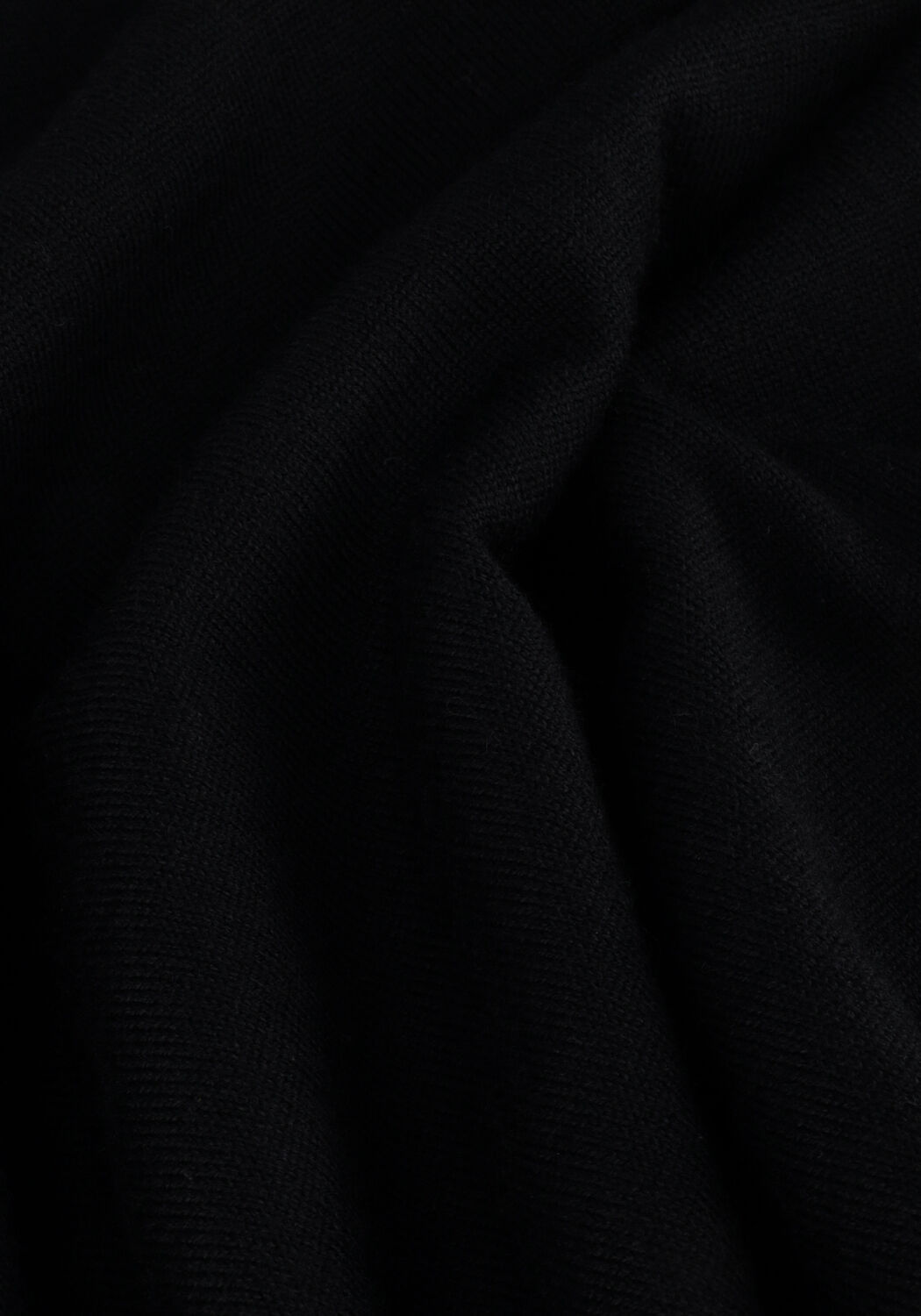 Schwarze VANILIA Pullover MERINO WOOL SWEATER - large