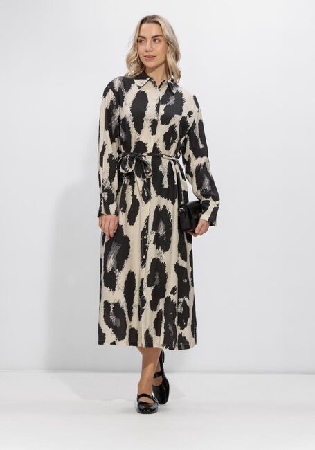 Beige MSCH COPENHAGEN Maxikleid MSCHKARALIE JUSIA SHIRT DRESS AOP - large